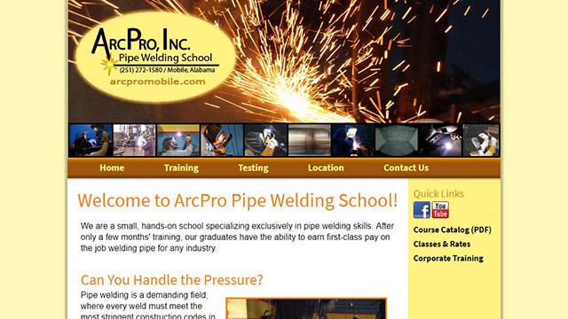 ArcPro Inc. Website